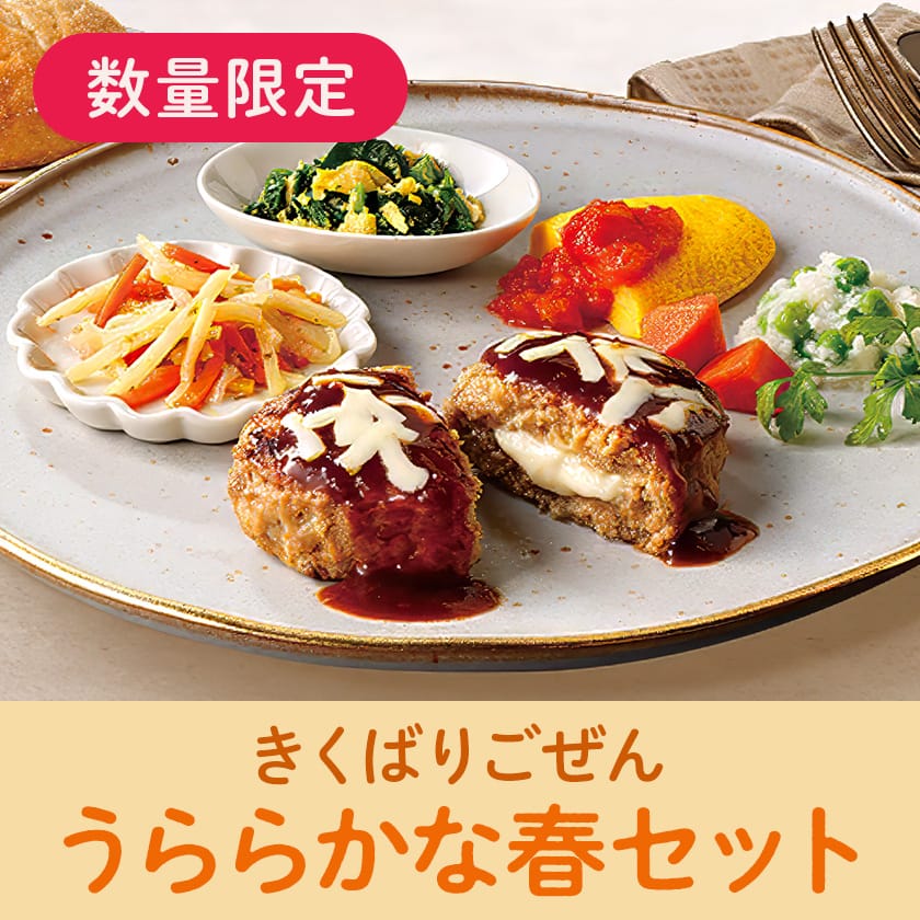 きくばりごぜんうららかな春16食、8食セット・2026年2月